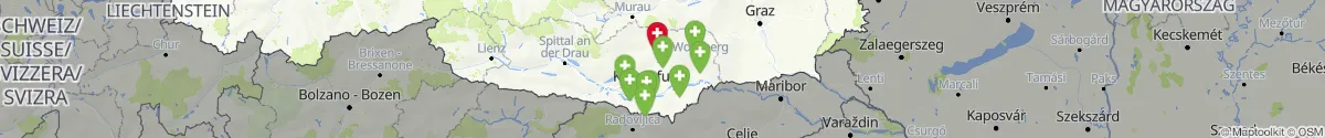 Map view for Pharmacies emergency services nearby Micheldorf (Sankt Veit an der Glan, Kärnten)